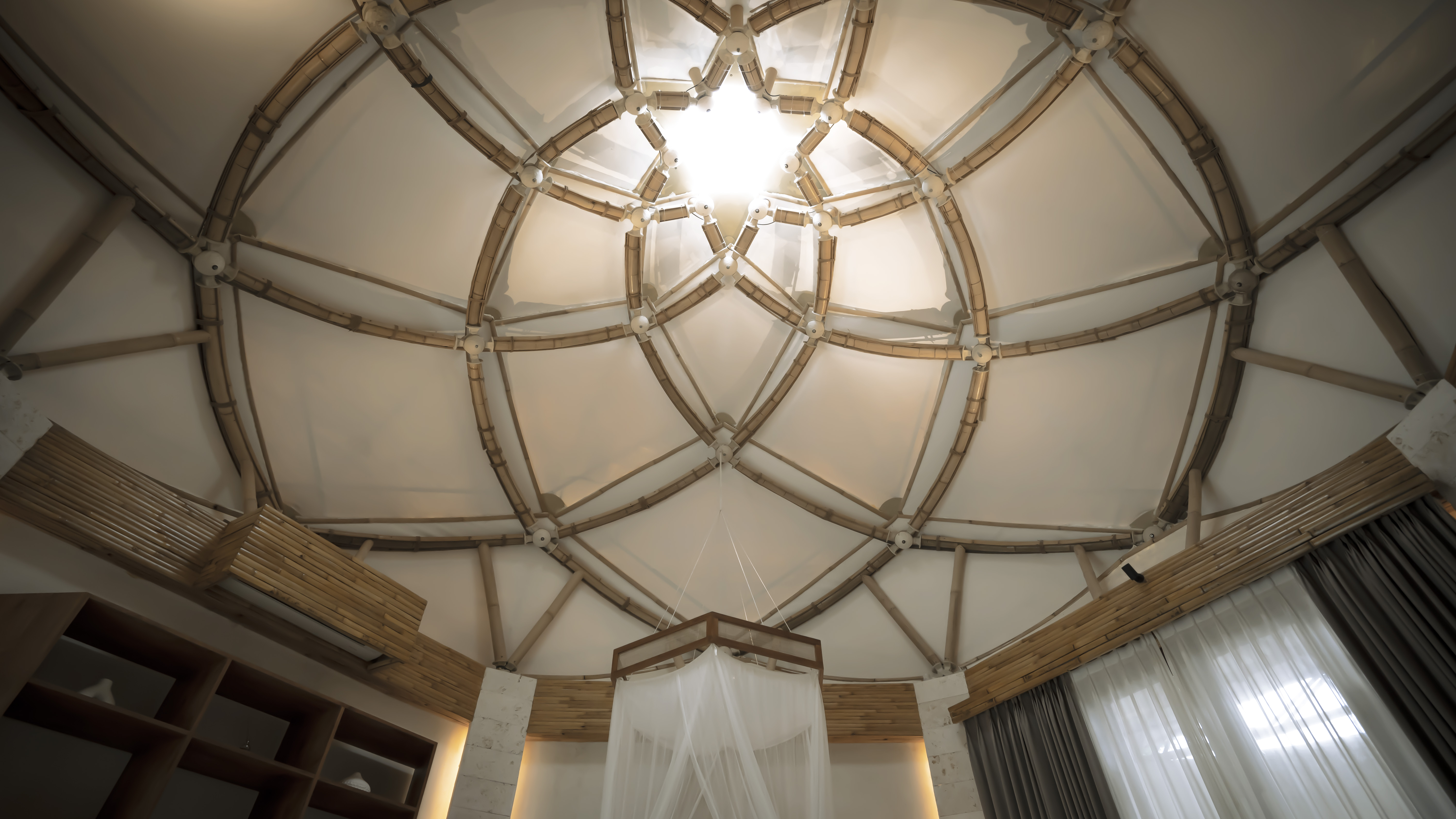 Nuanu dome village aerial